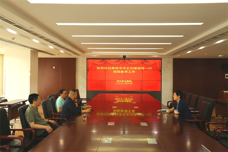 萊西市委副書記、市長劉瑛到我集團(tuán)公司走訪調(diào)研(圖1)